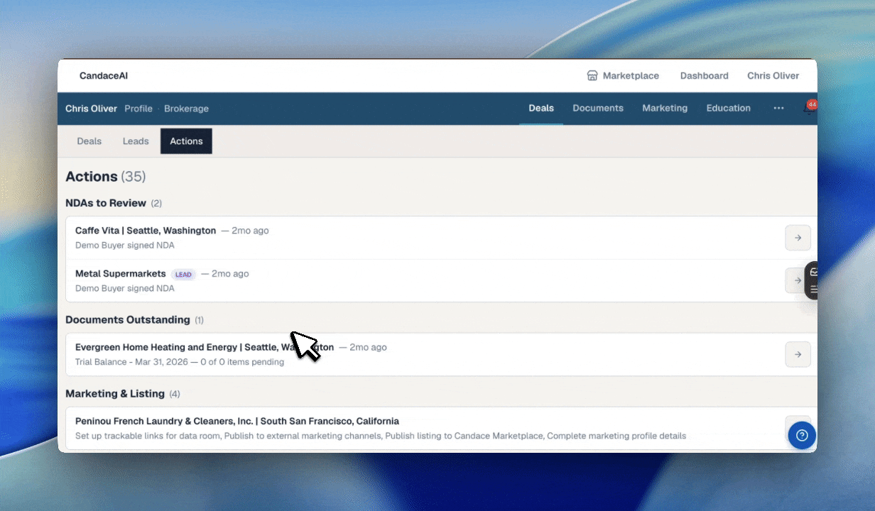 CandaceAI dashboard — replace with 1600×900 screenshot